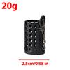 Fishing Bait Feeder Cage 10g To 60g Iron Mesh Groundbait Holder with Swivel Built in Weight for Carp Sea Raft Fishing Accessory