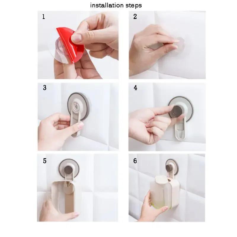 1PC Kitchen Soap Dispenser Wall Hand Liquid Soap Dispenser Bathroom Washroom Dispenser for Liquid Soap