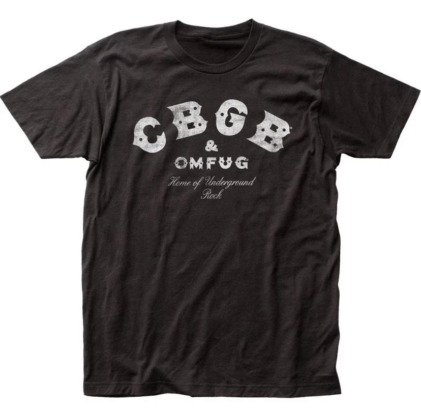 CBGB Inspired Punk Rock Club T-Shirt Distressed -Rock N Roll Punk Music Band Tee M
