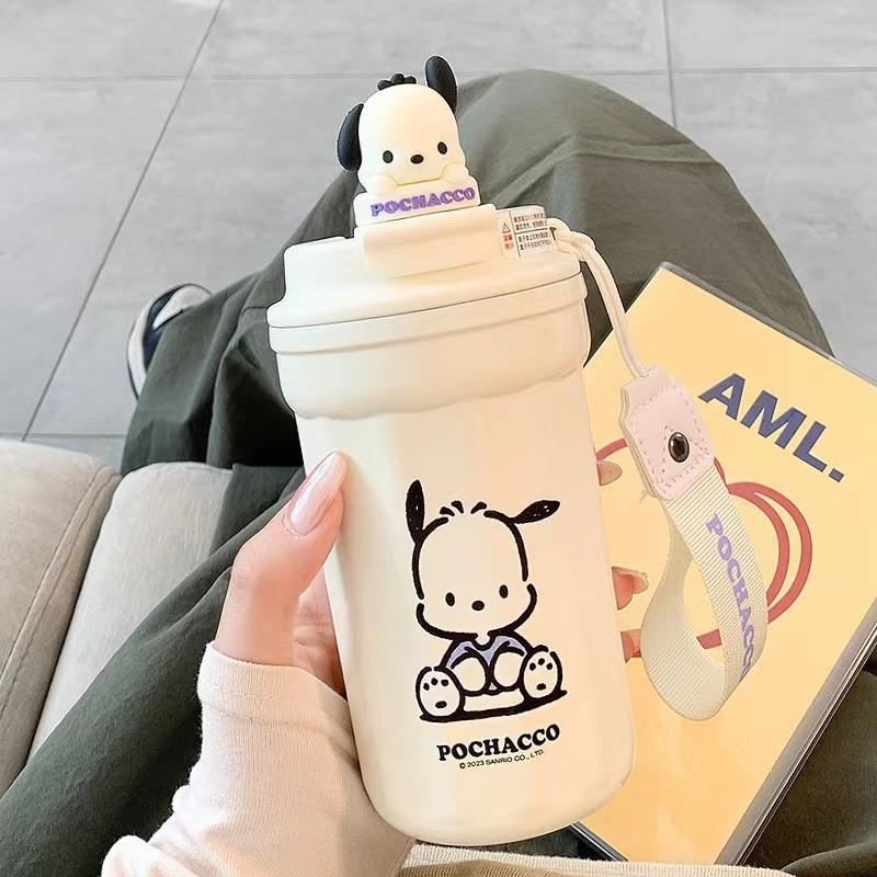 Insulated Travel Mug With Straw For Office And Outdoor Use