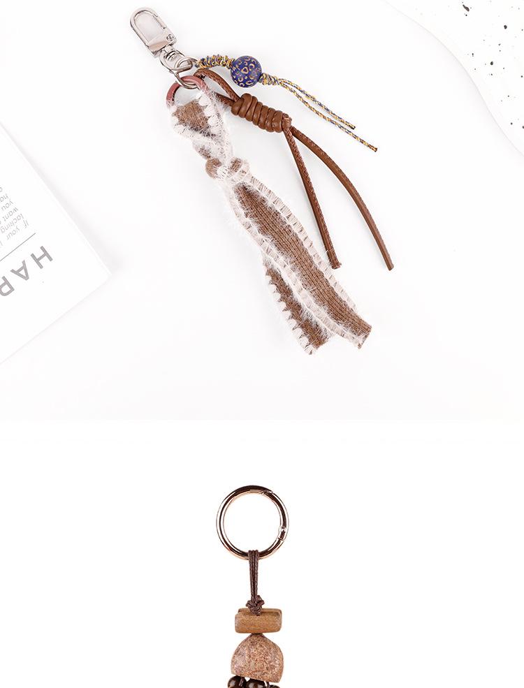 Wenqi Handgjord Önskefyllande Fröpendant: Naturlig Frukt Skal Litterär Nyckelring