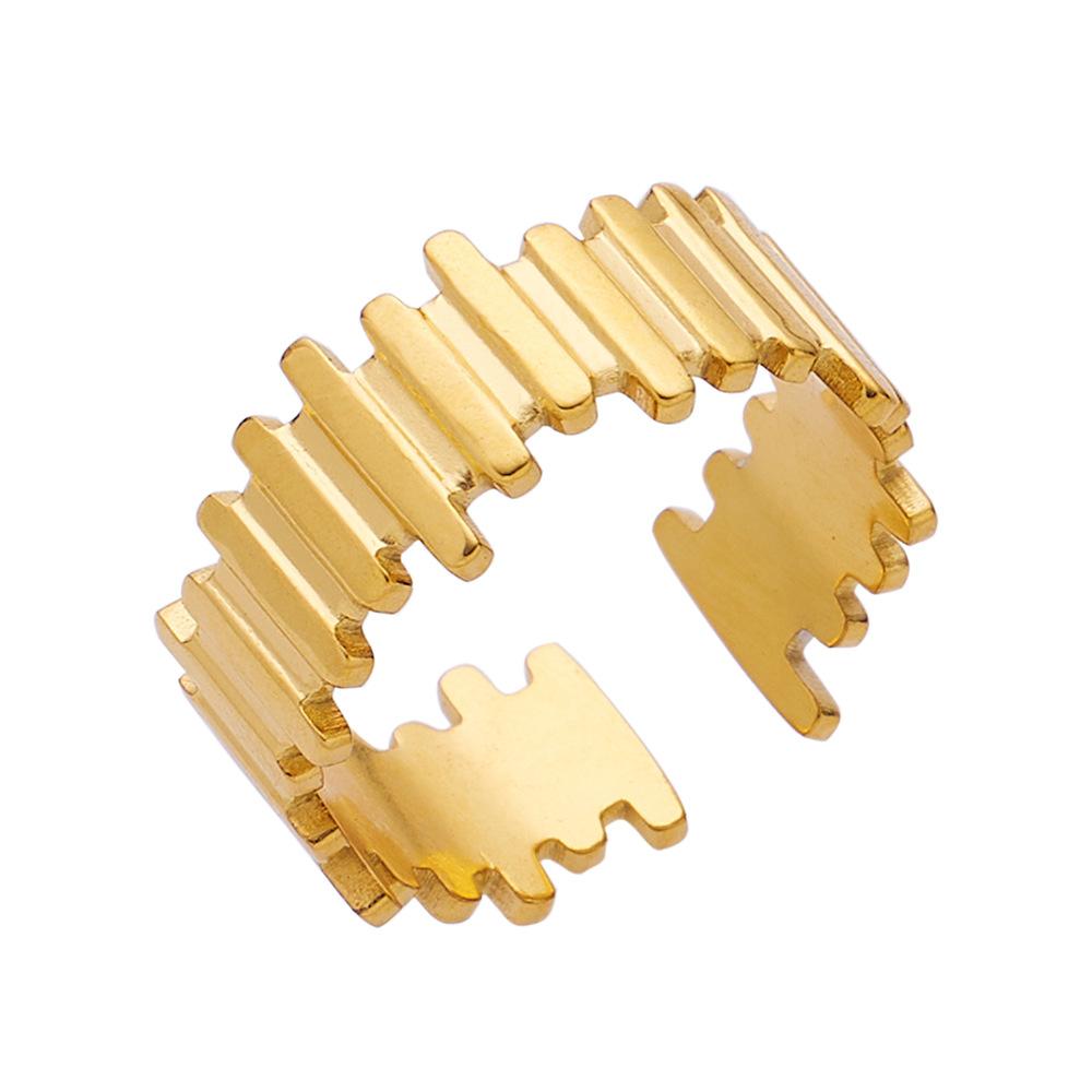 Schlichter Ring Hohlöffnung Verstellbarer Ring für Damen