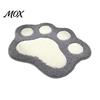 Cozy Bedroom Area Rug Cat Paw Bath Mat, Non-Slip Soft Fluffy Rug, Absorbent Water Door Mat Washable Cute for Entrance Bathroom