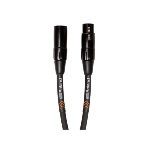 Roland RMC-B3 Microphone Cable, 1m Long, High-Purity Oxygen-Free Copper Wire, High-Density Spiral Construction, Canon Cable, XLR, for Streaming Equipm