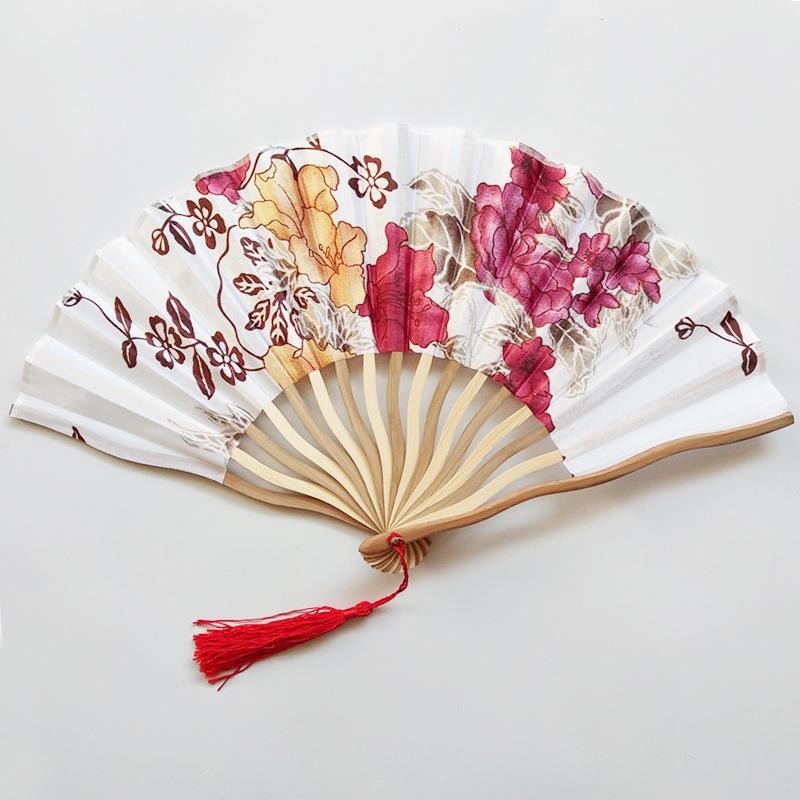 Elegant Multi-Pattern Japanese Style Personalized Handmade Fan Crafts Dance Hand Fan Folding Fan Home Decoration Summer Gift