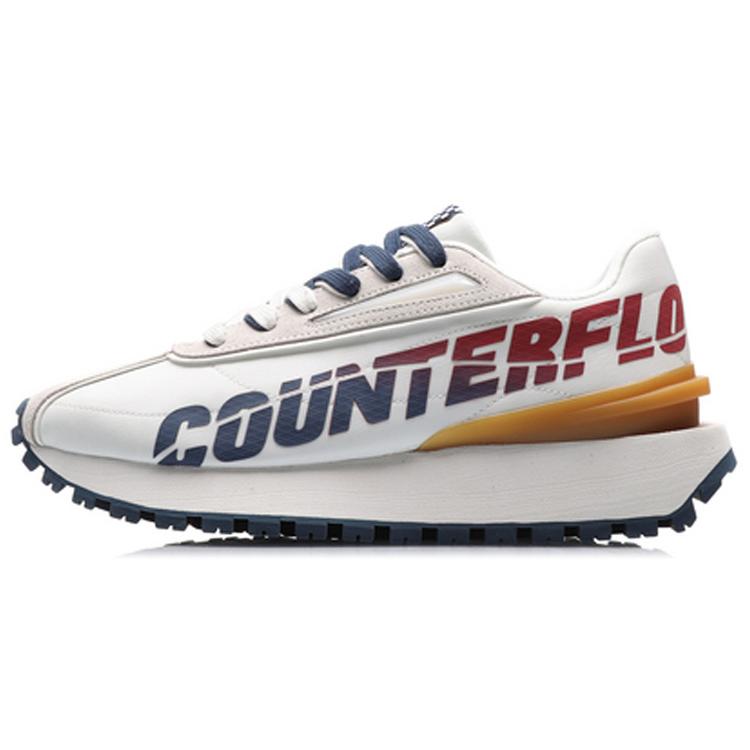 

new LiNing CF Cushioned Slip-Resistant Abrasion-Resistant Low-Top Sports Casual Shoes Men s Ecru 45