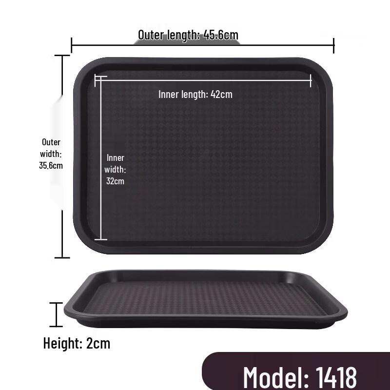 Jingbaodi Large Rectangular Plastic Catering Tray
