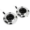 2 Pcs Car Tweeter HIFI Sound Quality Sensitive Silver 150W Dome Tweeter for All Car Audio Systems