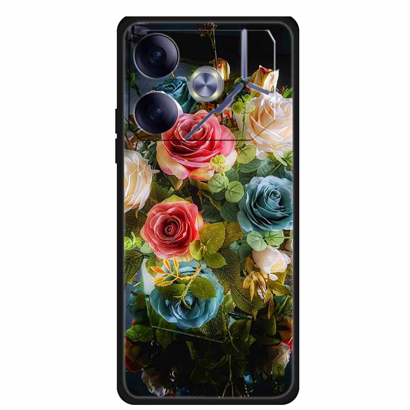 Phone Case For Tecno Pova 6 Back Cover Case Shockproof Black Silicone Soft Funda For Tecno Pova 6 Case Pova6 6.78" Capas Coque