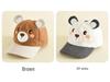 3D Little Bear Children's Windproof Flat Cap – Comfortable, Versatile, and Cute Baseball Hat