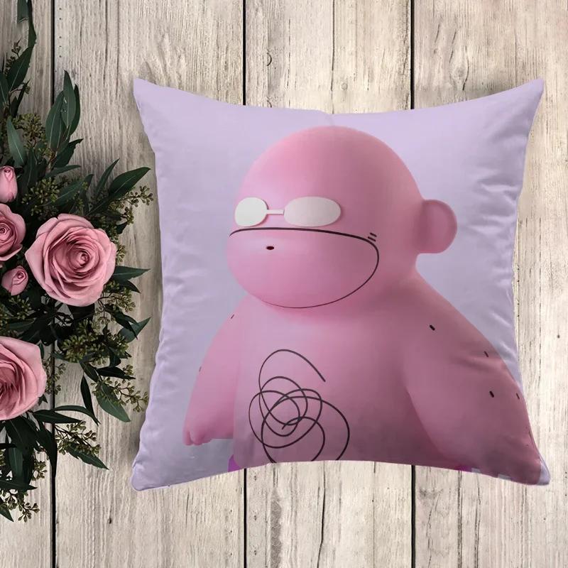 Anime Pillow BERTILO Decorative Pillows for Sofa Pilow Cases Cushion Cover Luxury Pillowcases Pillowcase Decor Fall