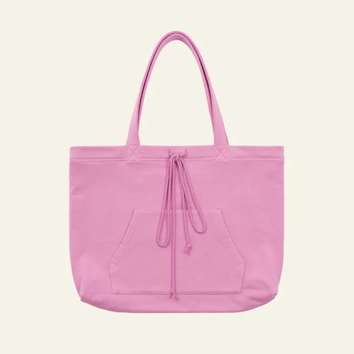 Hoodie Shopper Bag (Pink)