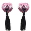 Sex Underwear Accessories Heart-shaped chest stickers Silicone bra Fringe-shaped sequins Sex cream stickers