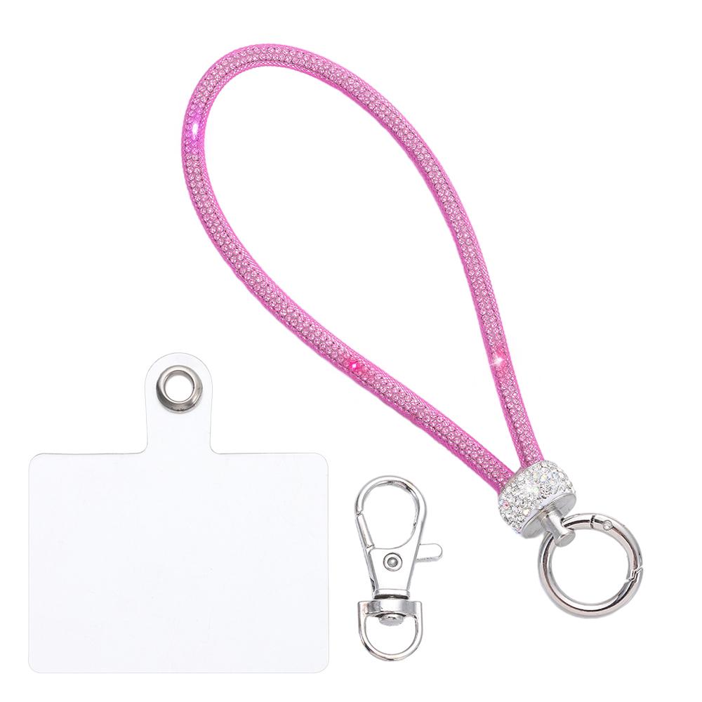 Phone Diamond Crystal Wrist Straps Glitter Rhinestone Phone Lanyard Keychain Hanging Anti-lost Rope