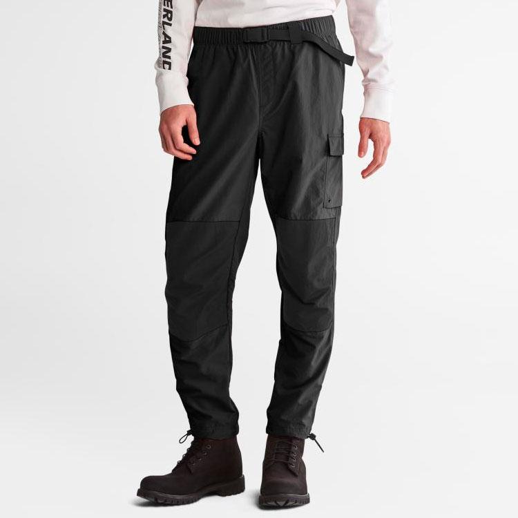 Timberland Waterproof Quick-Dry Breathable Solid Color Casual Pants Men Bottoms Black A5ZYD-001