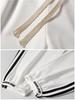 Korean Style Ribbon-Cuffed Harem Sweatpants for Teens - Spring & Autumn Casual Sportswear