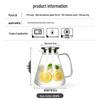 Fuzao Heat-Resistant Borosilicate Glass Water Pitcher (2.6L)