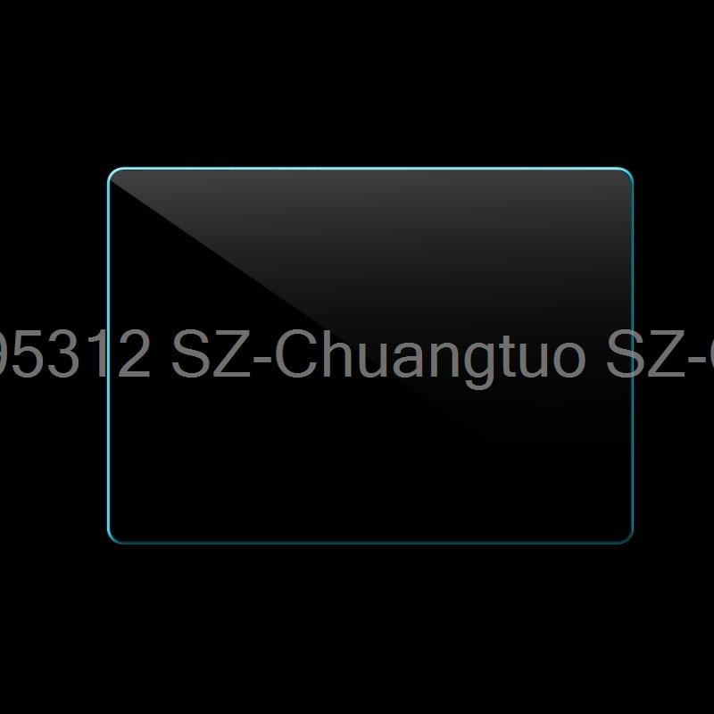194x146mm Tempered Glass Film for Car GPS Car Stickers For car gps Navigation DVD Stereo Radio dispalyscreen anti-scratch