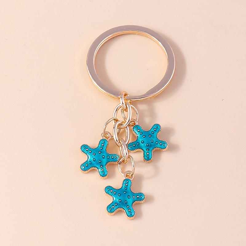 Aihua Cute Keychain Y2K Summer Beach Pearl Shell Key Chains For Women Girls Handbag Pendants Keyring Ocean Vacation Jewelry Gift
