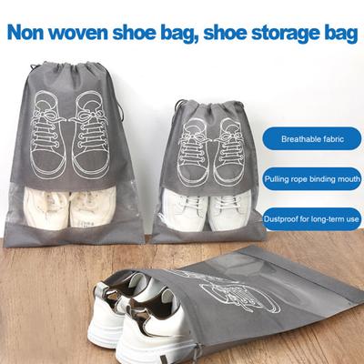 10Pcs Travel Shoes Bag Storage Set Breathable Design Boots Shoes Drawstring Pouch Multifunctional Organizer