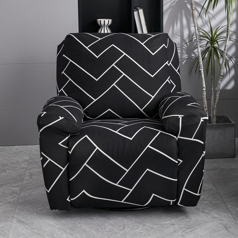1 Seat Recliner Sofa Cover Non-slip Spandex Sofa Cover Chair Protector All-inclusive Single Seater Couch Slipcover Armchair Case
