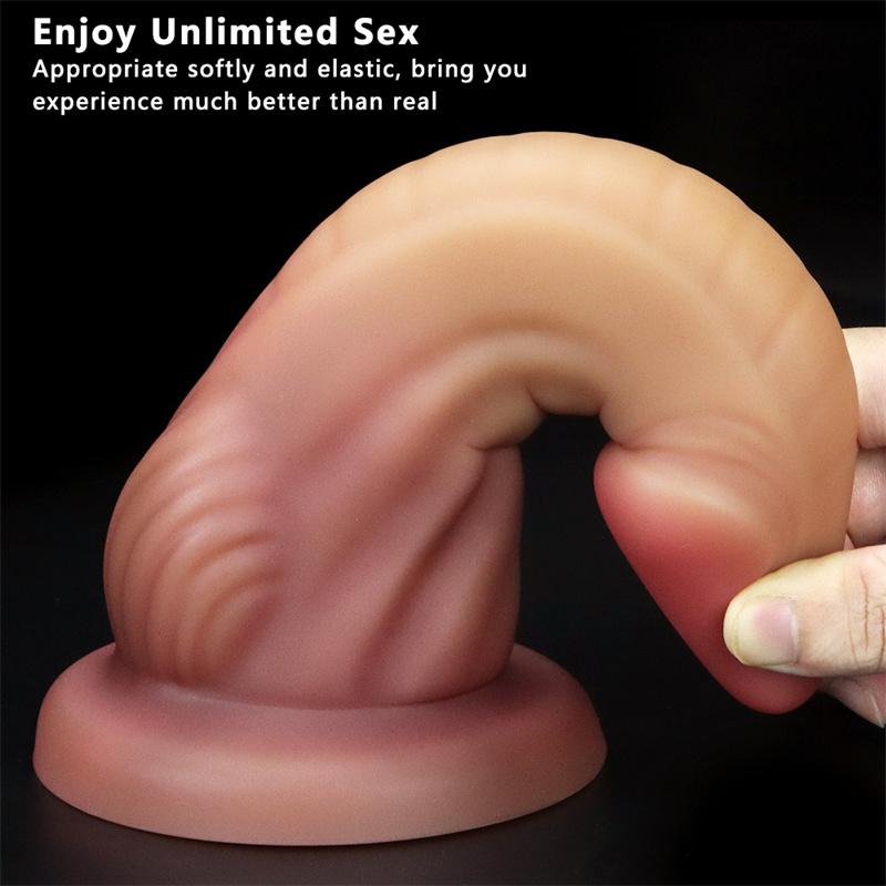 Weibliches Profil-Masturbationsgerät Simulation Dildo Super Groß Silikon Weich Super Dick Dildo Sexartikel Großer Analplug