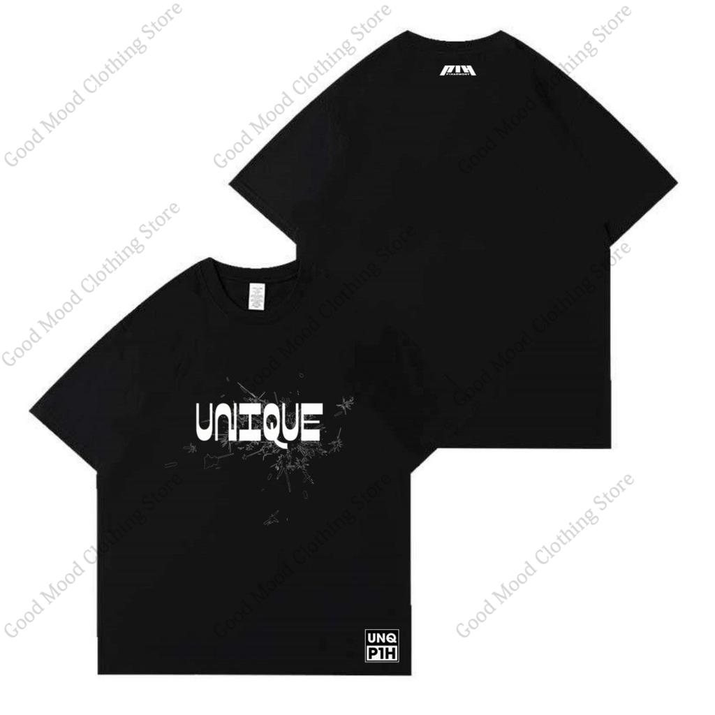 P1Harmony T Shirt Kpop Fashion P1H UNIQUE Letter Print Tshirt Street Popular Unisex Women High Quality Cotton Short Sleeve Tee Top