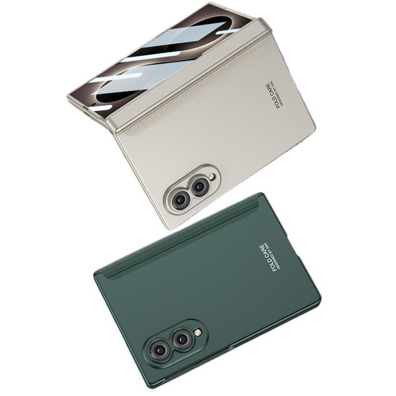 Samsung Z Fold8 Magnetic Frosted Case: Full Coverage, Integrated Hinge, Hard Shell, Foldable Screen Protection