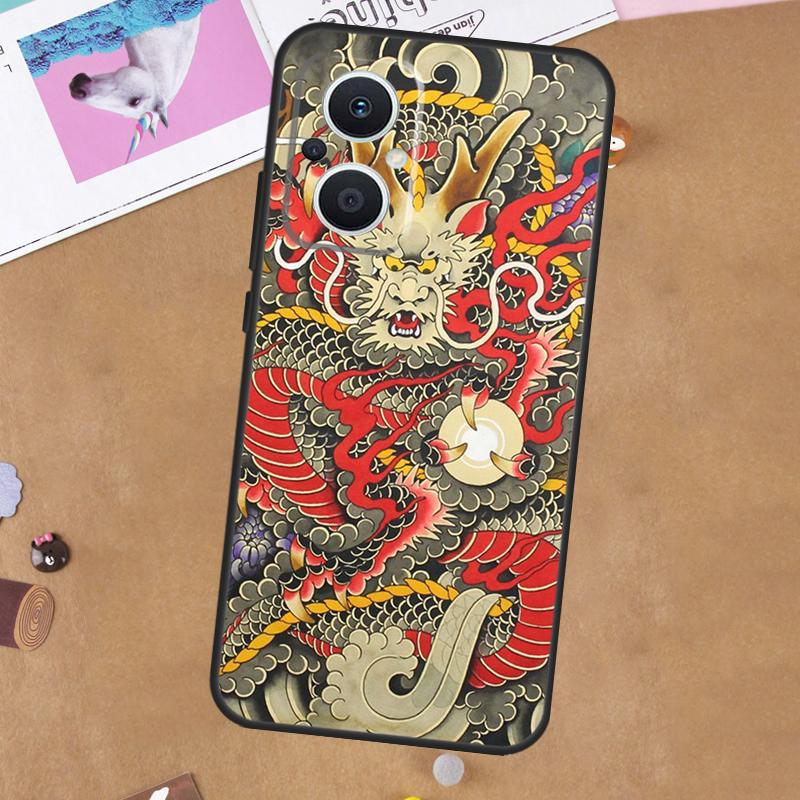 Chinese Dragon For OPPO Reno 12 13 14 11 10 Pro 14F 13F 12F 11F 7 8 Lite 8T OPPO Find X9 X5 X6 X8 Pro Case