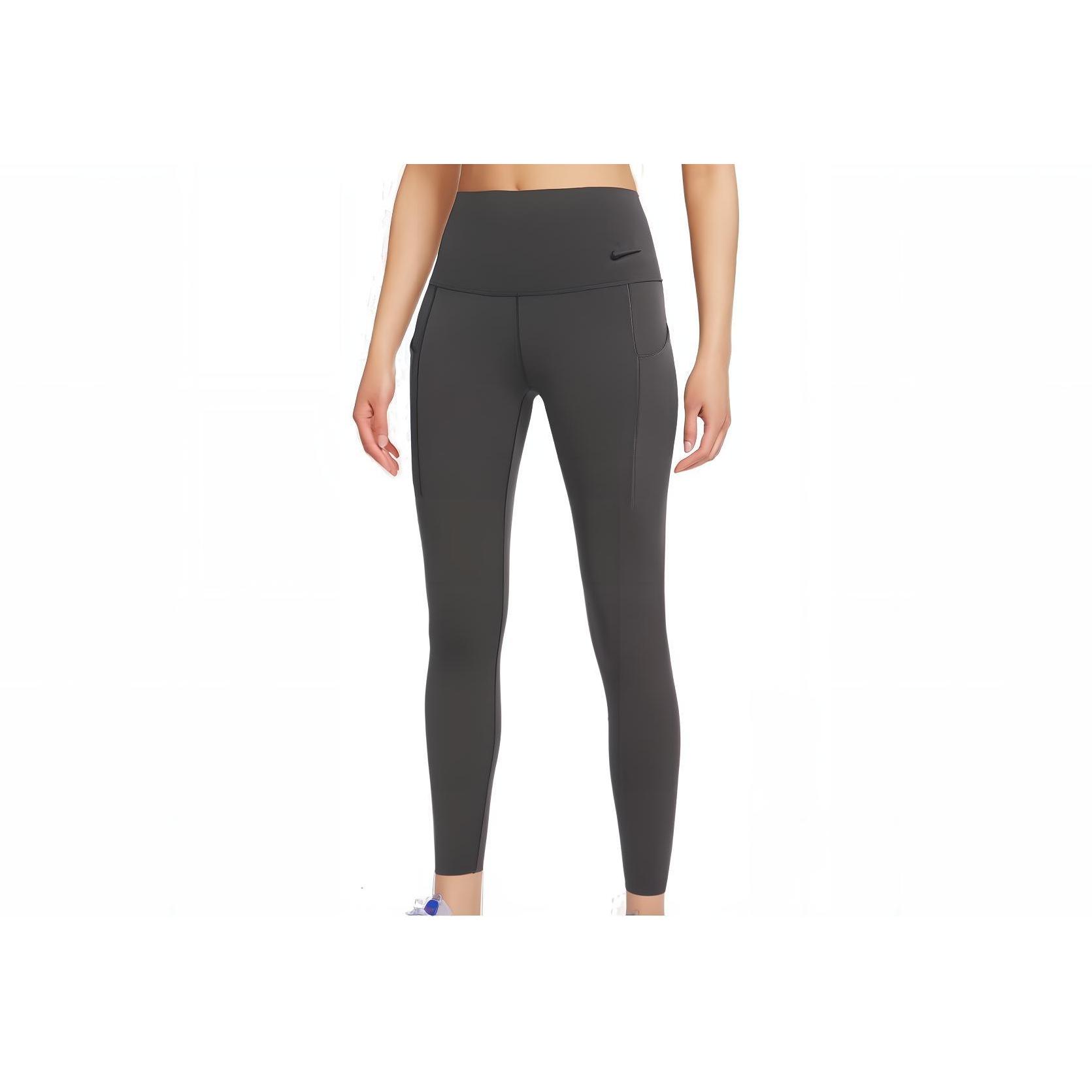 

Nike Однотонные спортивные тренировочные повседневные длинные брюки для фитнеса женские низы черного цвета DQ5898-254 S