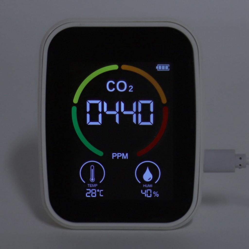 Indoor Quality Monitor Co2 Carbon Dioxide Detector TVOC Temperature Humidity Quality Detector