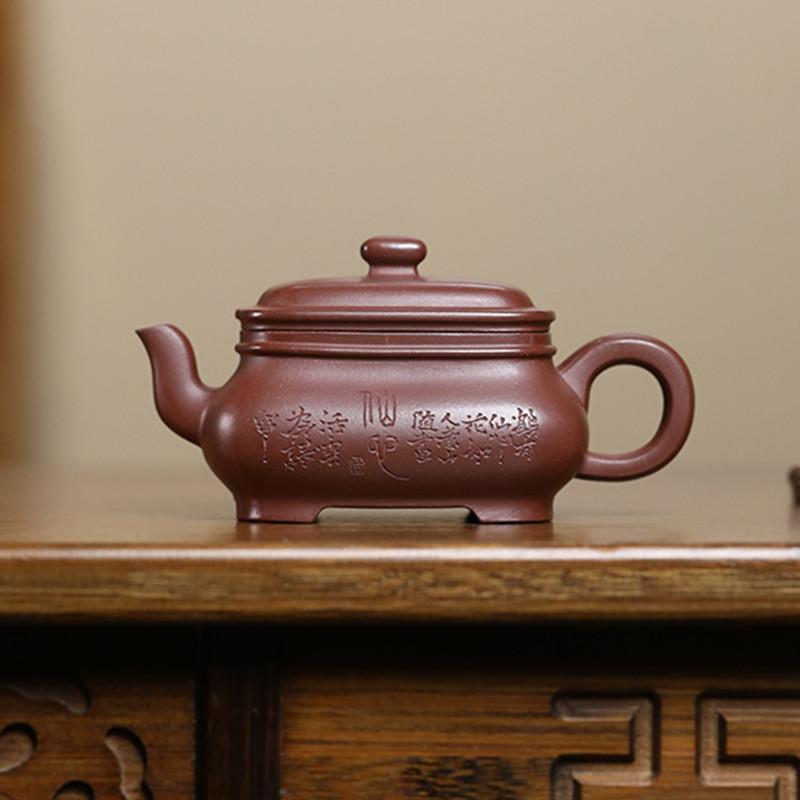 

150ml Tradition Yixing Purple Clay Teapot Handmade Animals Tea Pot Beauty Tea Infuser Kettle Chinese Zisha Tea Set Collection