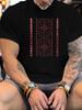 Übergröße Herren Sommer T-Shirt, Vishwankar Tag Ukrainischer Visvanka Tag Grafikdruck Kurzarm T-Shirts Trend Lässige Oberteile für den Alltag, Groß und Tall G