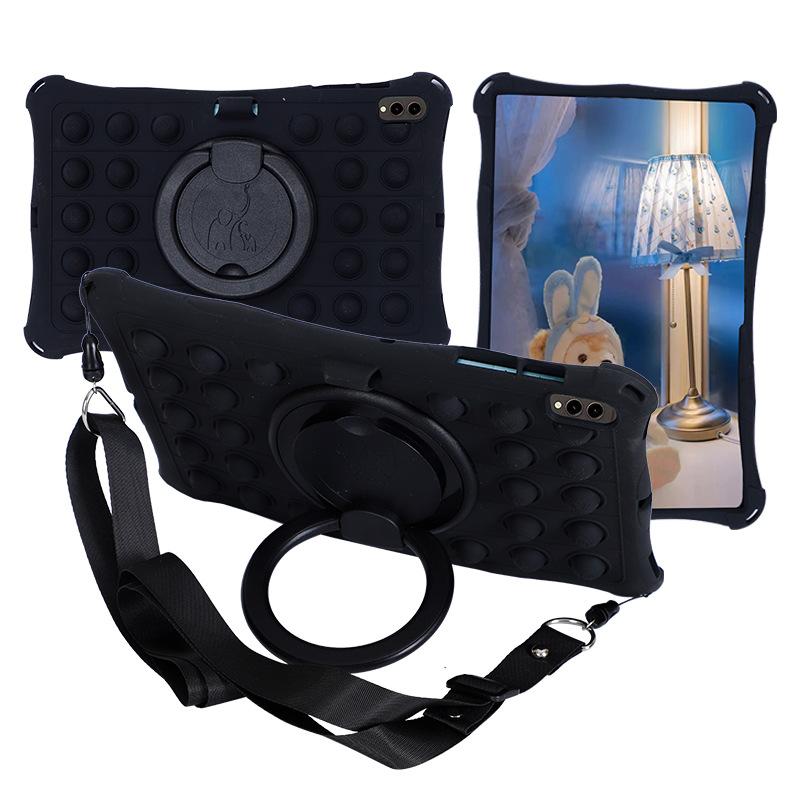 Pro Huawei honor Pad 8 Pouzdro HEY-W09 12" 2022 Měkké Bublinkové Silikonové Dětské Stojánkové Pouzdro Pro Honor Pad 8 12 palců Pouzdro Ramenní Popruh