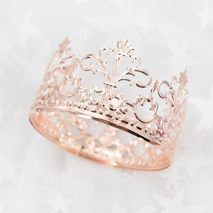 

1pc Crown Cake Topper Decoration Elegant Wedding DIY Cake Birthday Wedding Party Decorating Baking Decoration Supplies