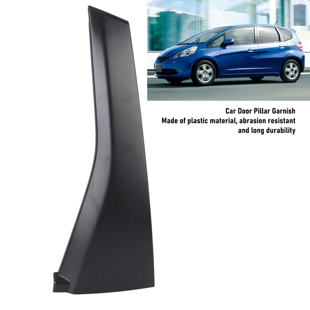 Car Rear Door Pillar Garnish Plastic Abrasion Resistant Precise Match Long Lasting for Fit 2009 to 2013 72721 TF0 003 Rear Right