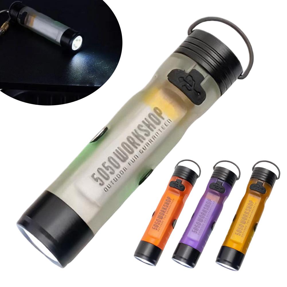 Mini Led Flashlight For Disaster Relief Long Endurance Emergency Pocket Light With Key Clip Small Outdoor Survival Lamp
