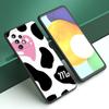 Cow Pattern Black White Case For Samsung A04 A21 A30 A50 A52 S A13 A14 A22 A23 A32 A53 A73 5G A11 A12 A31 A33 A51 A70 A71 A72