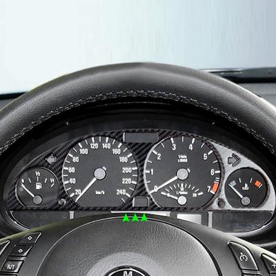 Pegatina de Recorte de Cubierta de Panel de Salpicadero de Volante de Fibra de Carbono para Coche Para BMW Serie 3 E46 1998 1999 2000 2001 2002 2003 2004