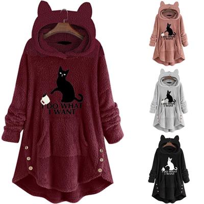 chat noir hoodie with ears