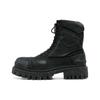Balenciaga Stivali da Combattimento 'Cotone Nero Lavato' 694042W2H111000