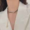 Chic 2025 Fragrance-Inspired CD Tassel Choker Necklace for Women