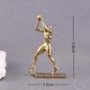 Black Mamba Kobe Bryant Handmade Brass Figure - Retro Desktop Decoration.