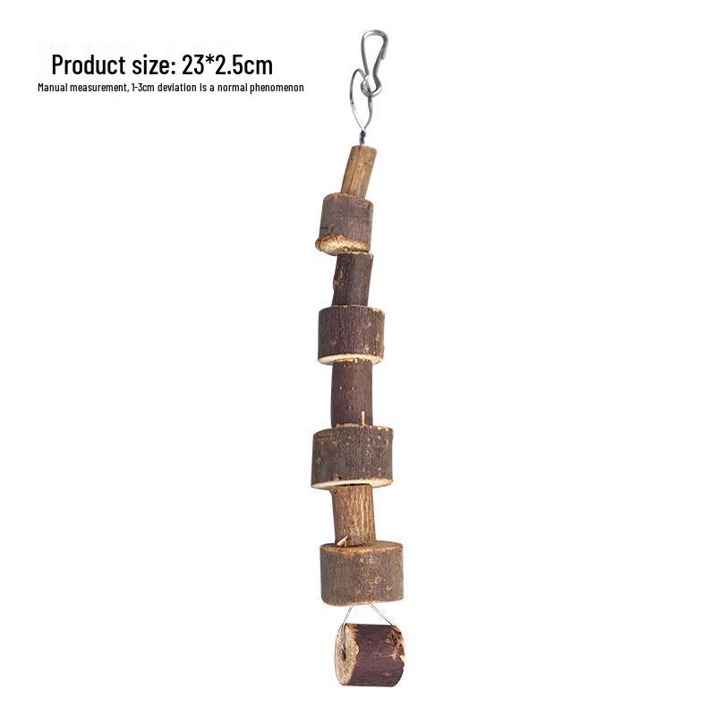 Apple Wood Chew Toy for Rabbits, Guinea Pigs, Chinchillas, and Hamsters