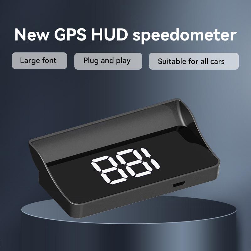 Car Head Up Gps New Style Hd Speedometer Speed Kmh Digital Hud Windshield Projector  Electronics Accessories Display