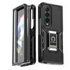 For Samsung Galaxy Z Fold 4 5g Case Luxury Armor Soft Shockproof Car Holder Magnetic Ring Phone Case For Galaxy Zfold4 Z Fold 4