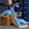 Peluche Nessie Morbido Animale Blu Plesiosauro Peluche Bambola 40CM Imbottito Morbido Dinosauro Ornamento per la Stanza dei Bambini Regalo di Compleanno per Bambini