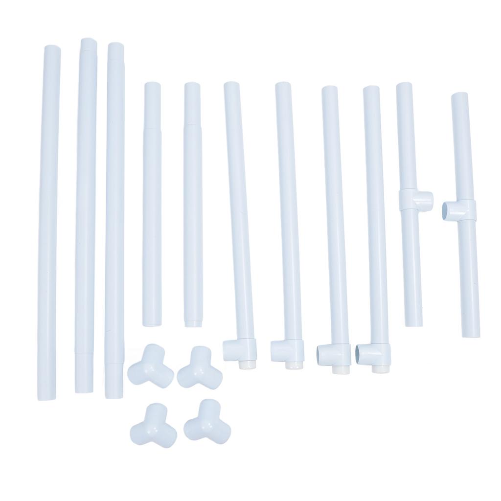 Embroidery Frame Stand 99x73cm Plastic Pipe Height Adjustment Needlework Cross Stitch Table for