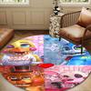 Five Nights Party Round Rug for Livingroom,Bedroom, Palyroom, Chair Rug, Area rug, Circle Carpet, Large Size Decor Fan Christmas gift