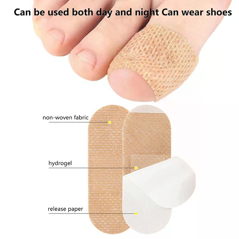 Toenail Patches Multi-Purpose Patches For Toenail Fingernail Non-Irritating And Breathable Waterproof Nails Foot Care Tool